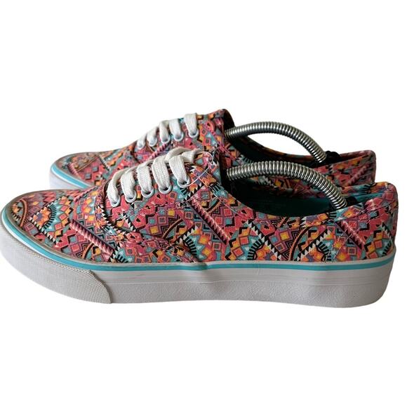 Joe boxer sneakers pink geometric pattern size 8 new without box - Picture 6 of 11